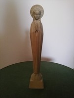 Szent Johanna fa szobor