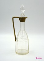 Régi balzsamecetkiöntő üveg 1900-as évek eleje.