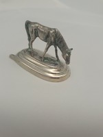 Csodás ezüst ló Firenzéből 
