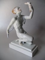 Olimpiai láng (Gondos József), herendi porcelán