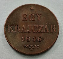 EGY KRAJCZÁR 1848