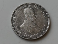 1 Korona 1896 KB ezüst EF