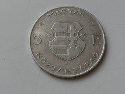 5 Forint 1947. ezüst VF 2