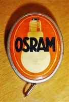 Antik OSRAM reklám mérőszalag 