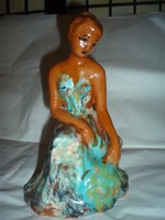 Art deco ceramic female figure