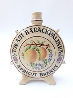Rajnai Tokaji Budapest Hungary - Tokaji Barackpálinka - Apricot Brandy - Gránit Kispest kulacs