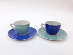 Drasche színes csészék - kék mokkás eszpresszós csészék