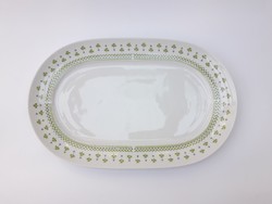 Alföldi lóhere mintás retro porcelán nagytálaló tányér - lóherés ovális tálaló