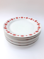 Alföldi Centrum varia lapostányérok - 8 db retro porcelán napocskás tányér