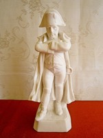 Fehér kerámia Napóleon szobor 21 cm magas