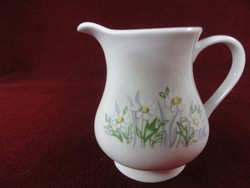 Apulum Romanian porcelain milk spout, daisy pattern. He has!