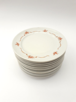 Alföldi Blanka Amfora varia csipkebogyó mintás süteményes tányérok 11 db - desszertes kistányérok