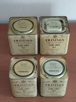 4 db Twinings Earl Grey teás pléh doboz egyben eladó