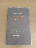 Gyűjtőknek, ritkaság! 250 példányos, sorszámozott (33/250), régi könyv: Gyóni Géza válogatott versei