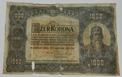 1000 korona 1920 2 db