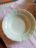 1 db Zsolnay porcelán indamintás paraszt tányér, mély, leveses tányér