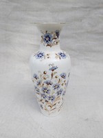 Zsolnay búzavirágos váza, 35 cm.