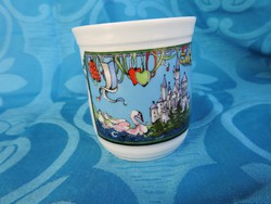 Kafer München fairytale castle scene marked mug