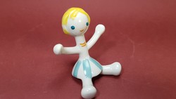 Kati - ülő kislány ritka Drasche porcelán figura! 