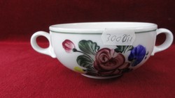 Lilien porcelain Austria, hand painted soup cup, diameter 11.2 cm. He has! Nice..