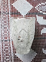 Régi csiszolt kristály váza 