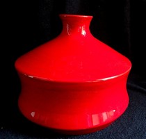 Várdeák Ildikó - tűzpiros kerámia váza