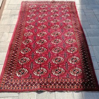 Kézi csomózású afgán bokhara szőnyeg.200x116cm