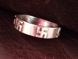 Német náci ss birodalmi ezüst gyűrű