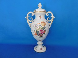 Herendi Bouquet de Saxe urna váza legnagyobb méretű