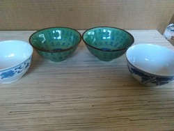 Chinai porcelán leveses csészék