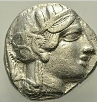 Attika Athén ezüst Tetradrachma     17,00g,  23mm.