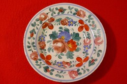 Antik hollóházi virág mintás tányér