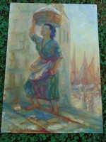 A picture of a painter unknown to me for sale is a very good quality painting