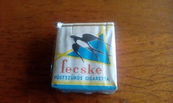 Retro rövid Fecske cigaretta,(bontatlan 4.40ft)