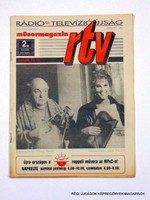 1993 január 11 - 17  /  RTV  /  Régi ÚJSÁGOK KÉPREGÉNYEK MAGAZINOK Szs.:  8655