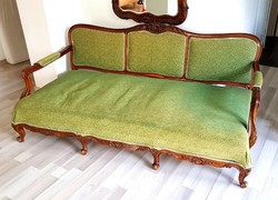 Antik Barokk ágy szófa pamlag kanapé szobai állapotban.