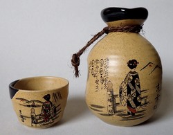 2 db-os japán szaké készlet szakés csésze pohár 