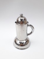 Olasz inox kávéfőző Inoxpran Prama - art deco forma - kotyogós kávé főző - krómozott