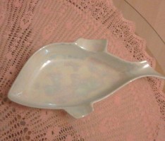 Fish-shaped bowl with lollipop frog house