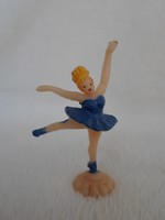 Antik miniatűr bakelit balett táncosnő