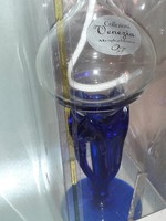 Jelzett muránói üveg olaj mécses illatmécses dobozában