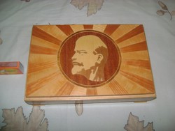Retro kártyadoboz - Lenin képpel