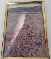 Old laminated glazed frame