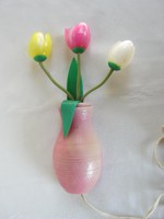 Retró orosz tulipán fali lámpa
