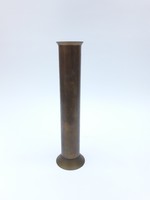 Régebbi töltényhüvely váza - réz/bronz használt lövedék borításából készített dísztárgy