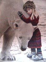 Marks & Spencer ágynemű / kislány jegesmedvével