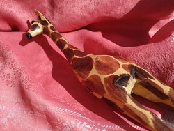 Wooden carved giraffe