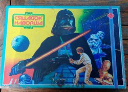 1986. Novoplast- Star Wars -Csillagok háborúja - társasjáték tábla  figurákkal, eredeti dobozában 