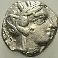 Attika Athén ezüst Tetradrachma    17,08g,  23mm.