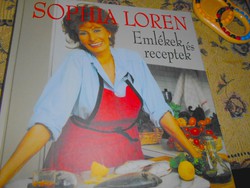 Sophia Loren szakácskönyve Emlékek és receptek (eredeti ár 6500 Ft) 